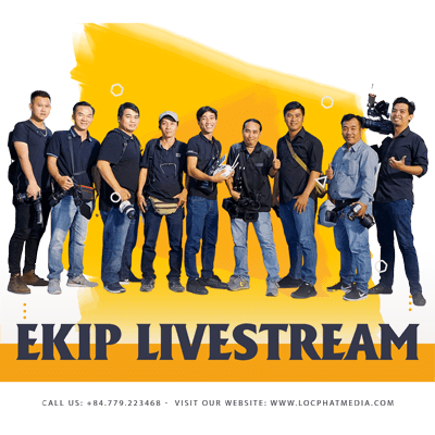#1✔️ Báo giá dịch vụ livestream trọn gói chuyên nghiệp TpHCM 2|LocPhatMedia Ekip dịch vụ Live stream chuyên nghiệp